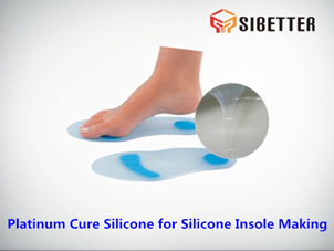 platinum cure insole making silicone